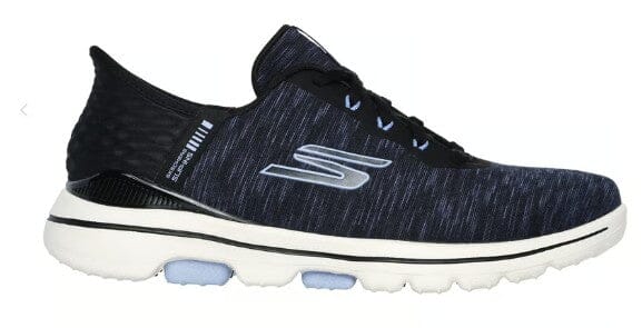 Skechers Go Golf Walk 5 Women's Golf Shoes 123085 Black/Lavender Spikeless Golf Shoe Skechers 7 Regular Black