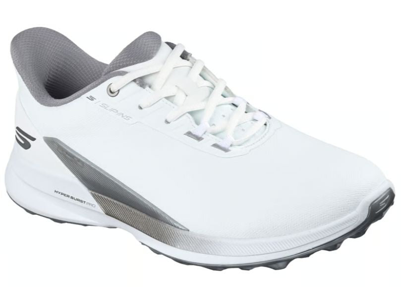 Skechers Pure Spikeless Golf Shoe 214147 Men's Spiked Golf Shoes Skechers 9 White Wide