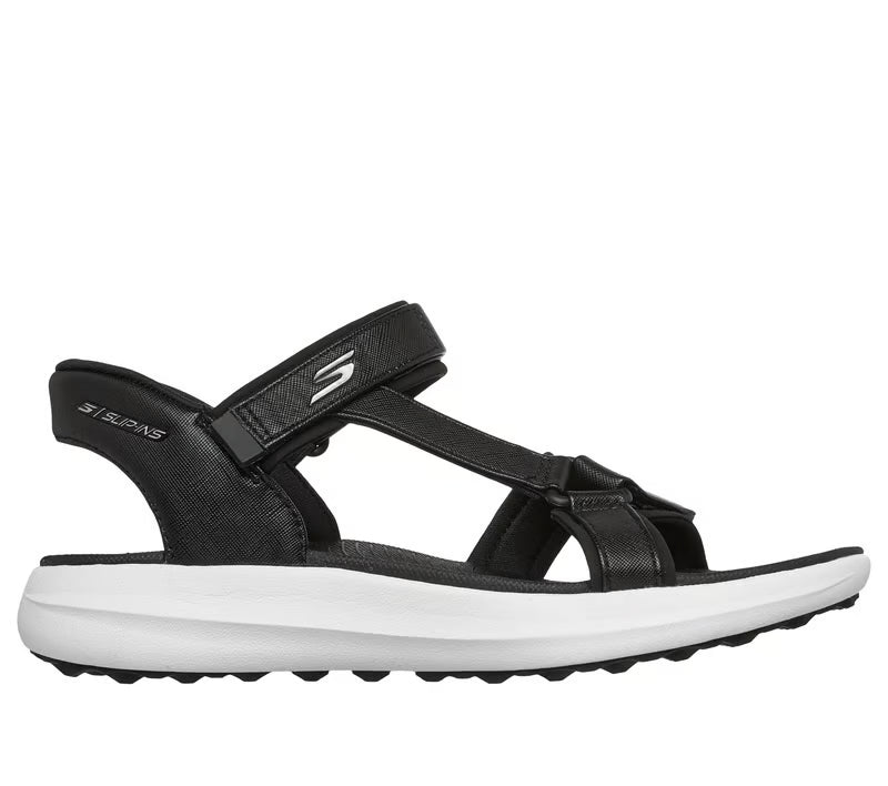 Skechers Slip-Ins Golf Sandal 123160 Black/White Women's Golf Shoes Skechers