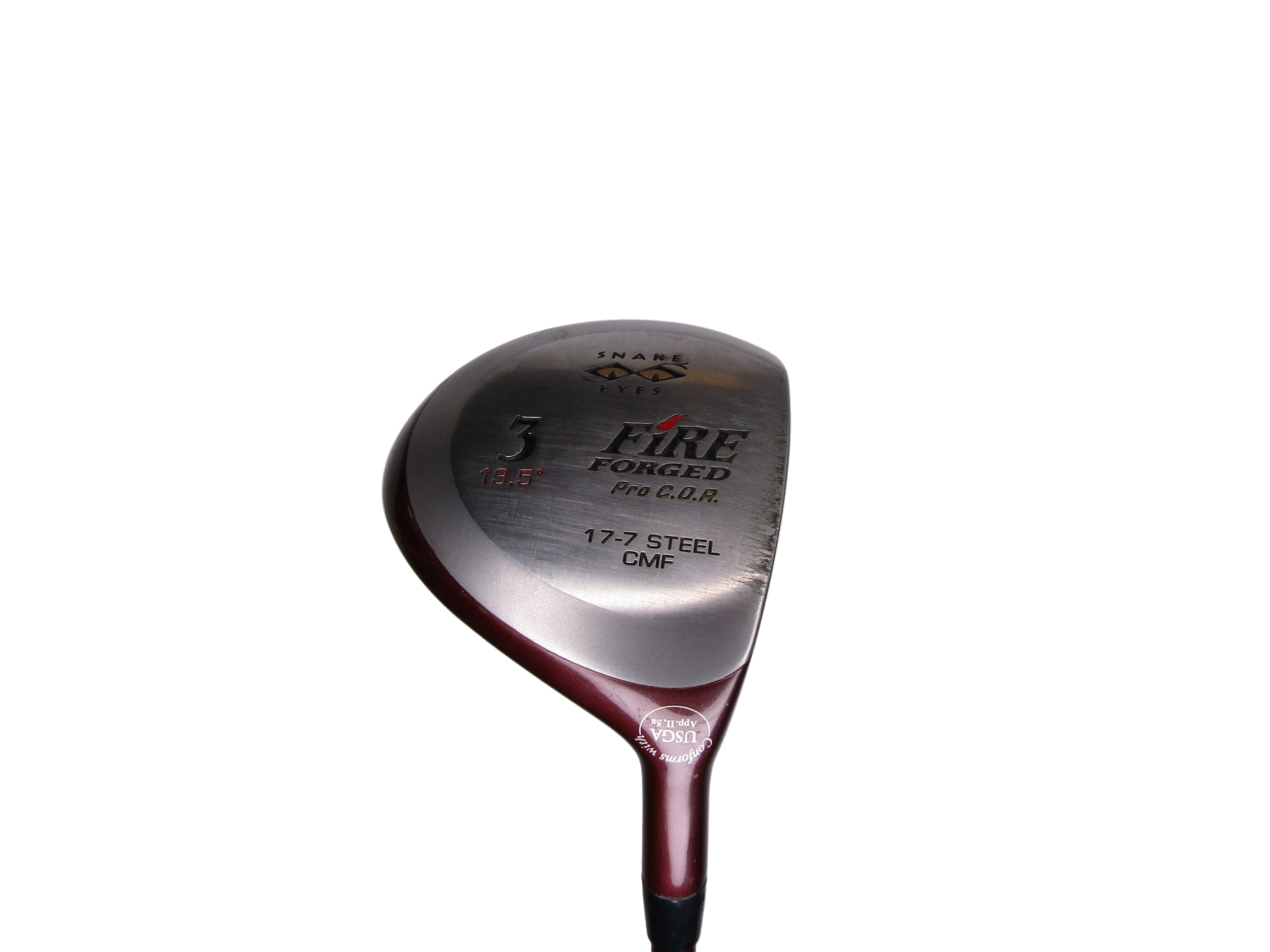 Snake Eyes Fire Forged #3 13.5° FW Stiff Flex Graphite Men's Right Pre-Owned Fairway Woods Golfsmith