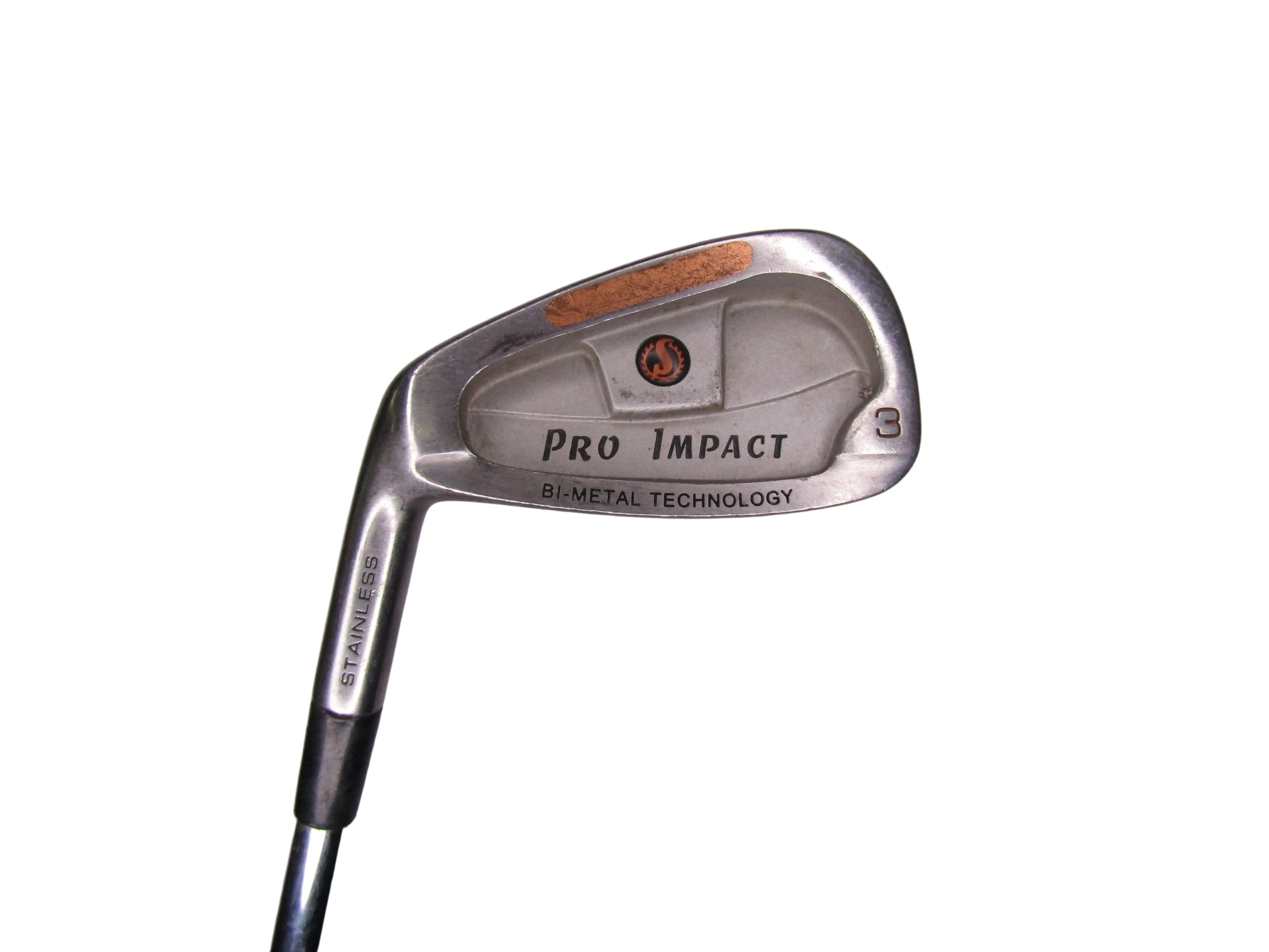 Spalding Pro Impact #3 Iron Regular+ Flex Steel Shaft Men's Left Pre-Owned Irons Spalding