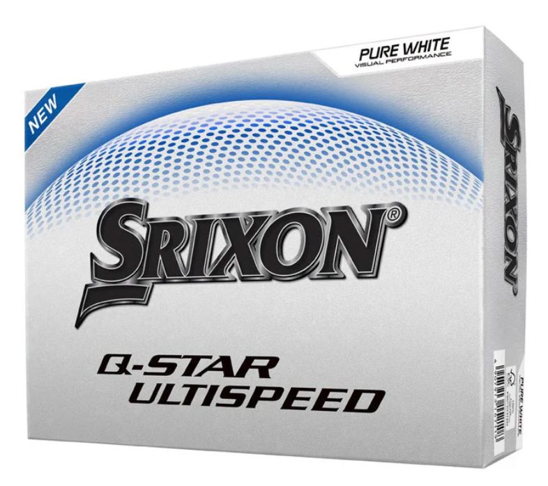 Srixon Q-Star Ultispeed Golf Balls Golf Balls Srixon White Box/12