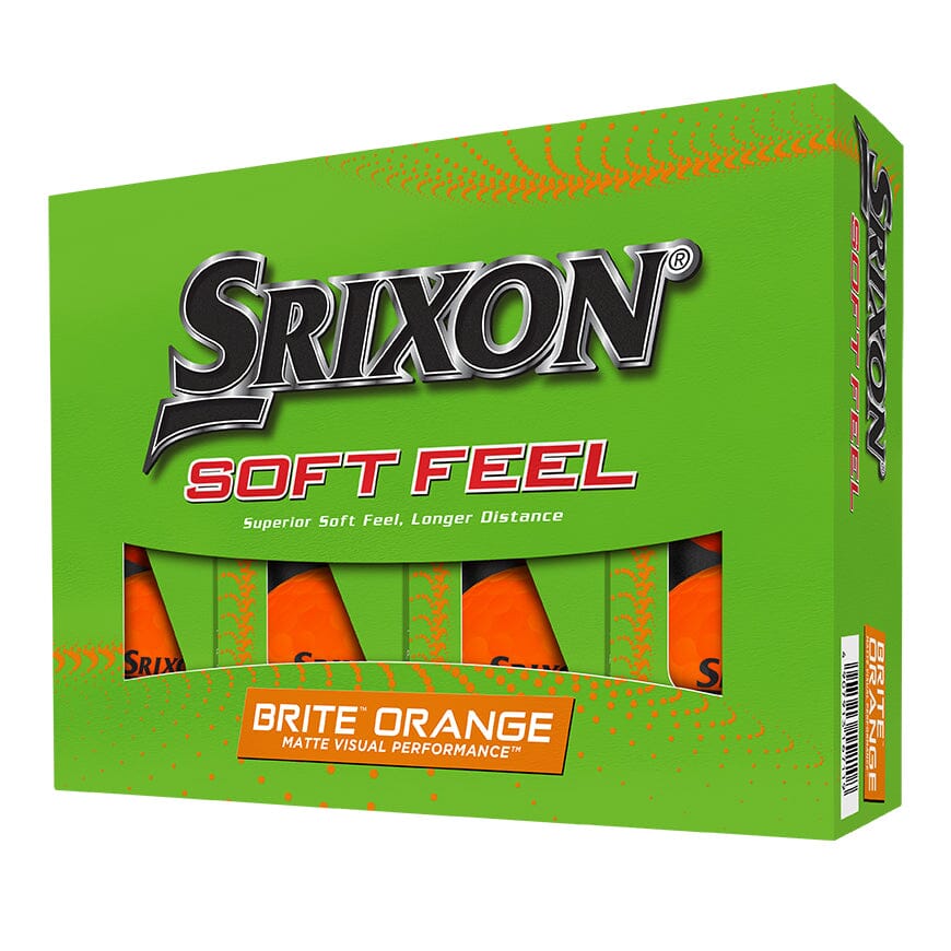 Srixon Soft Feel 13 Brite Golf Balls Golf Stuff - Save on New and Pre-Owned Golf Equipment Box / 12 Brite Orange 