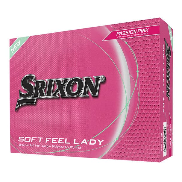Srixon Soft Feel Women's Golf Balls 2025 Golf Balls Srixon Box / 12 Pink