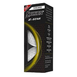 Srixon Z-Star 8 Golf Balls srixon Sleeve / 3 Pure White 