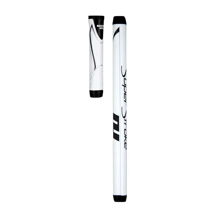SuperStroke Zenergy Tour 1.0 2Pc Putter Grip Whi/Blk Putter Grips SuperStroke White/Black