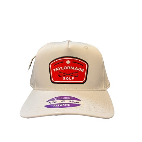 TaylorMade 2025 Canada A-Frame Structured Adjustable Hat White Hats TaylorMade