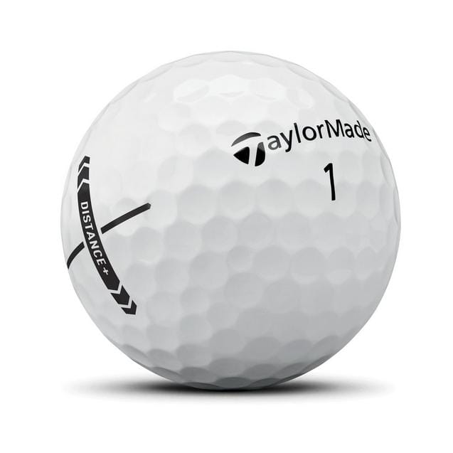 TaylorMade Distance+ White Golf Balls '25 Golf Balls TaylorMade