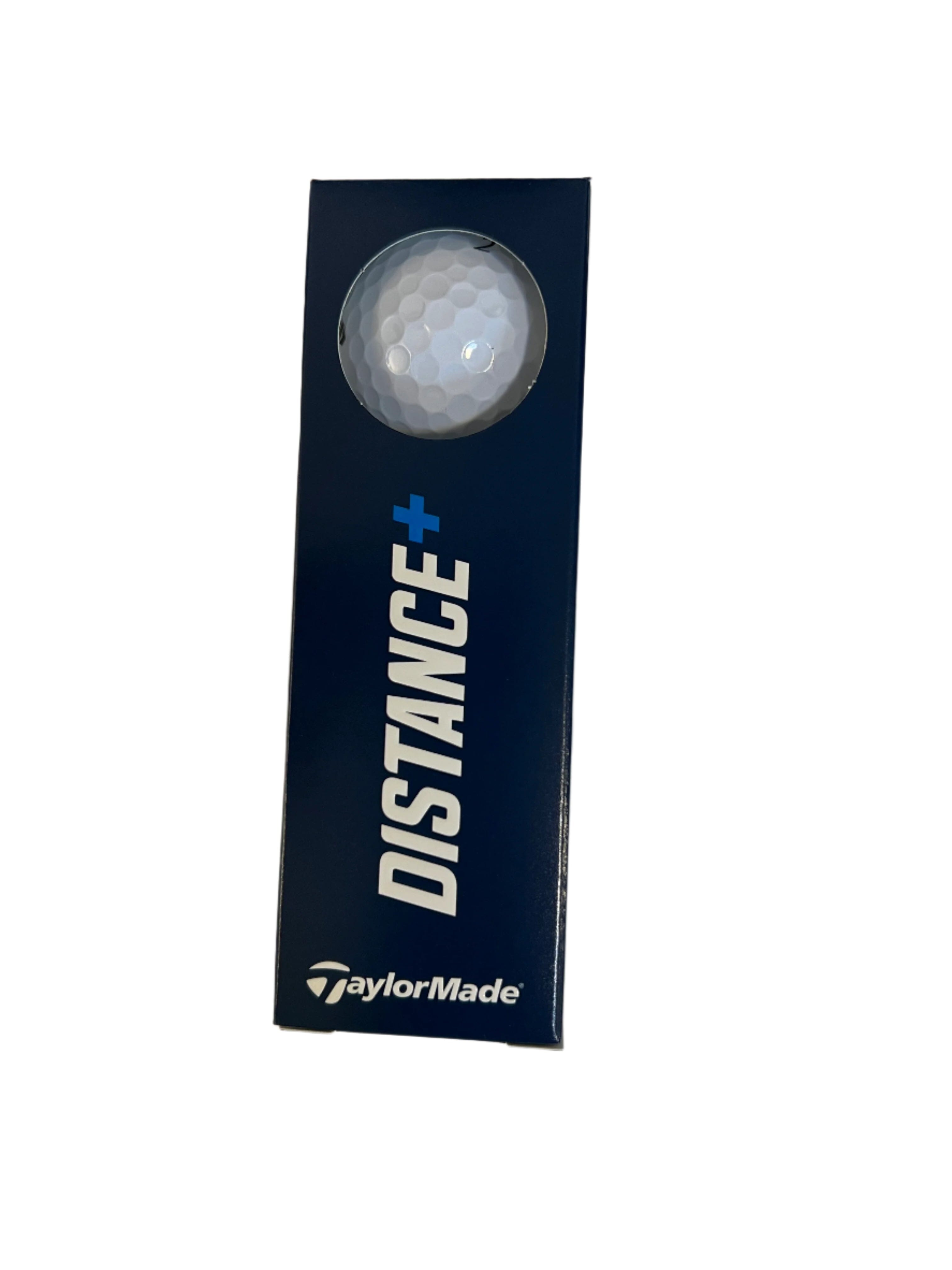 TaylorMade Distance+ White Golf Balls '25 Golf Balls TaylorMade Sleeve/3 White
