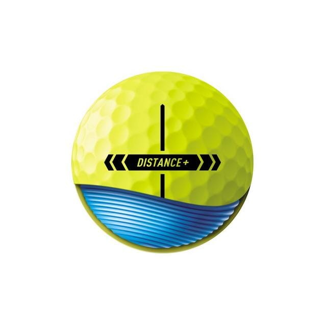 TaylorMade Distance+ Yellow Golf Balls '25 Golf Balls TaylorMade