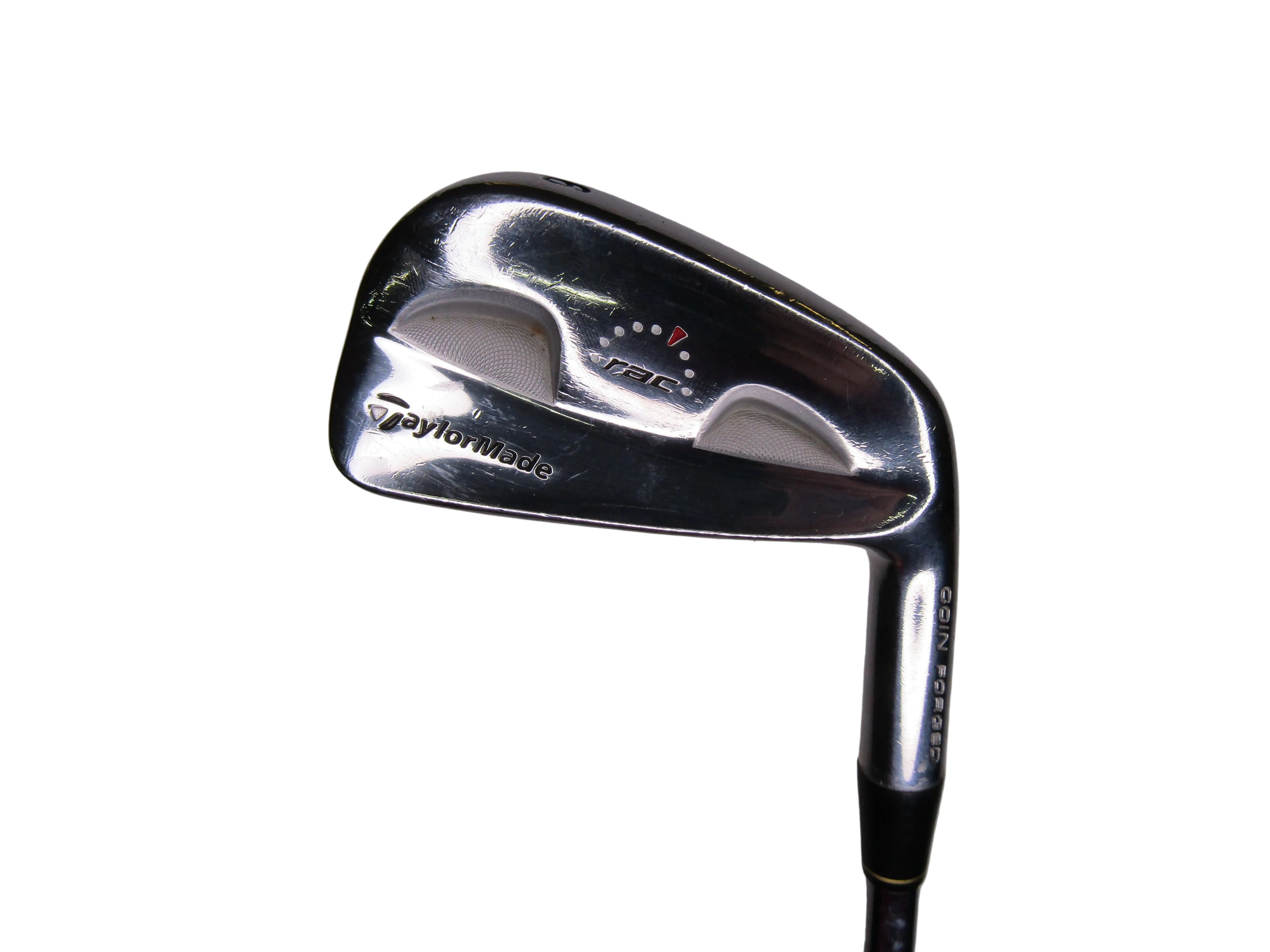 TaylorMade RAC MB Coin Forged #6 Iron Regular Flex Steel Men's Right Pre-Owned Irons TaylorMade