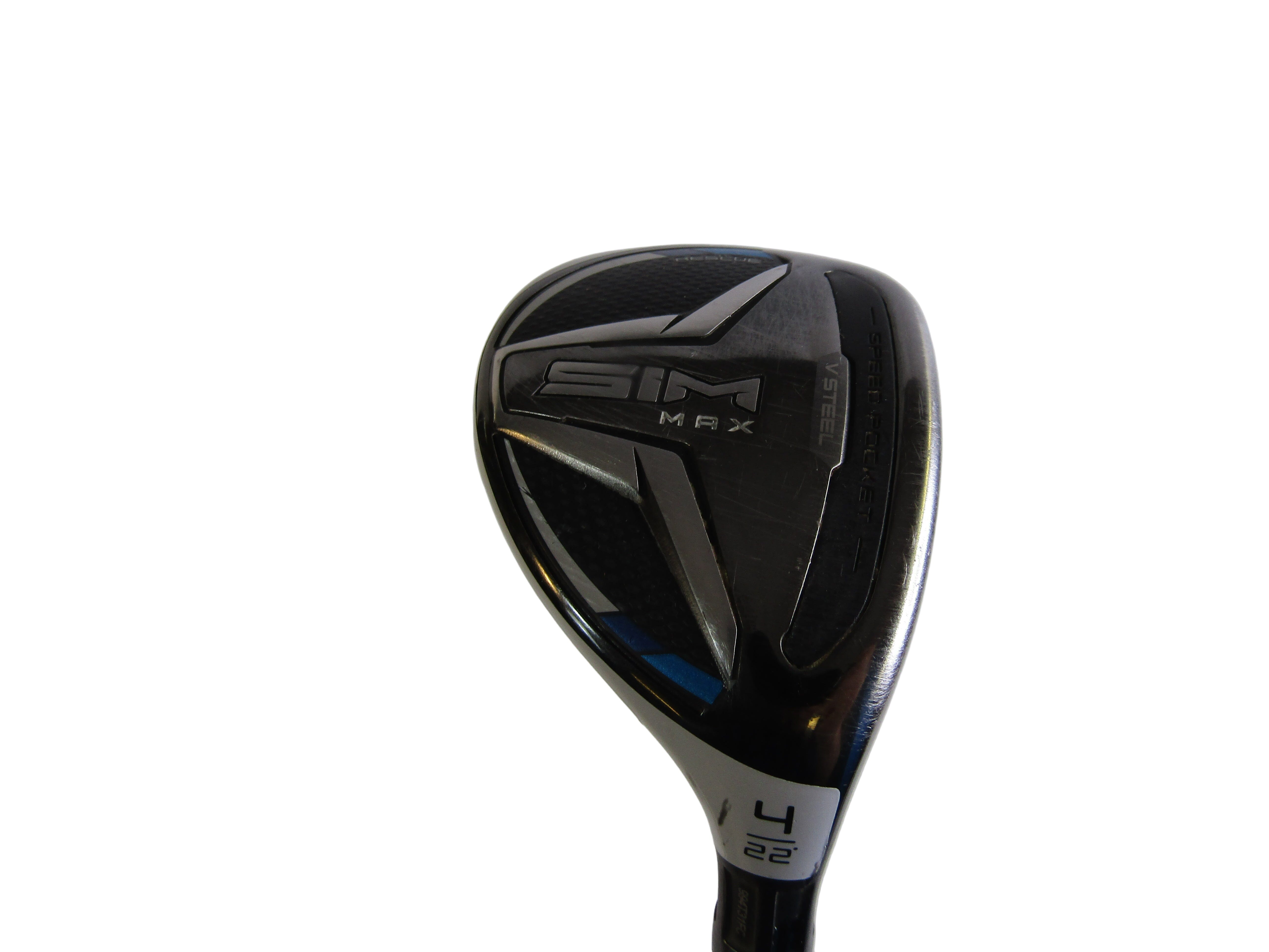 TaylorMade Sim Max #4 22° Hybrid Senior Flex Graphite Men's Right Pre-Owned Hybrids TaylorMade