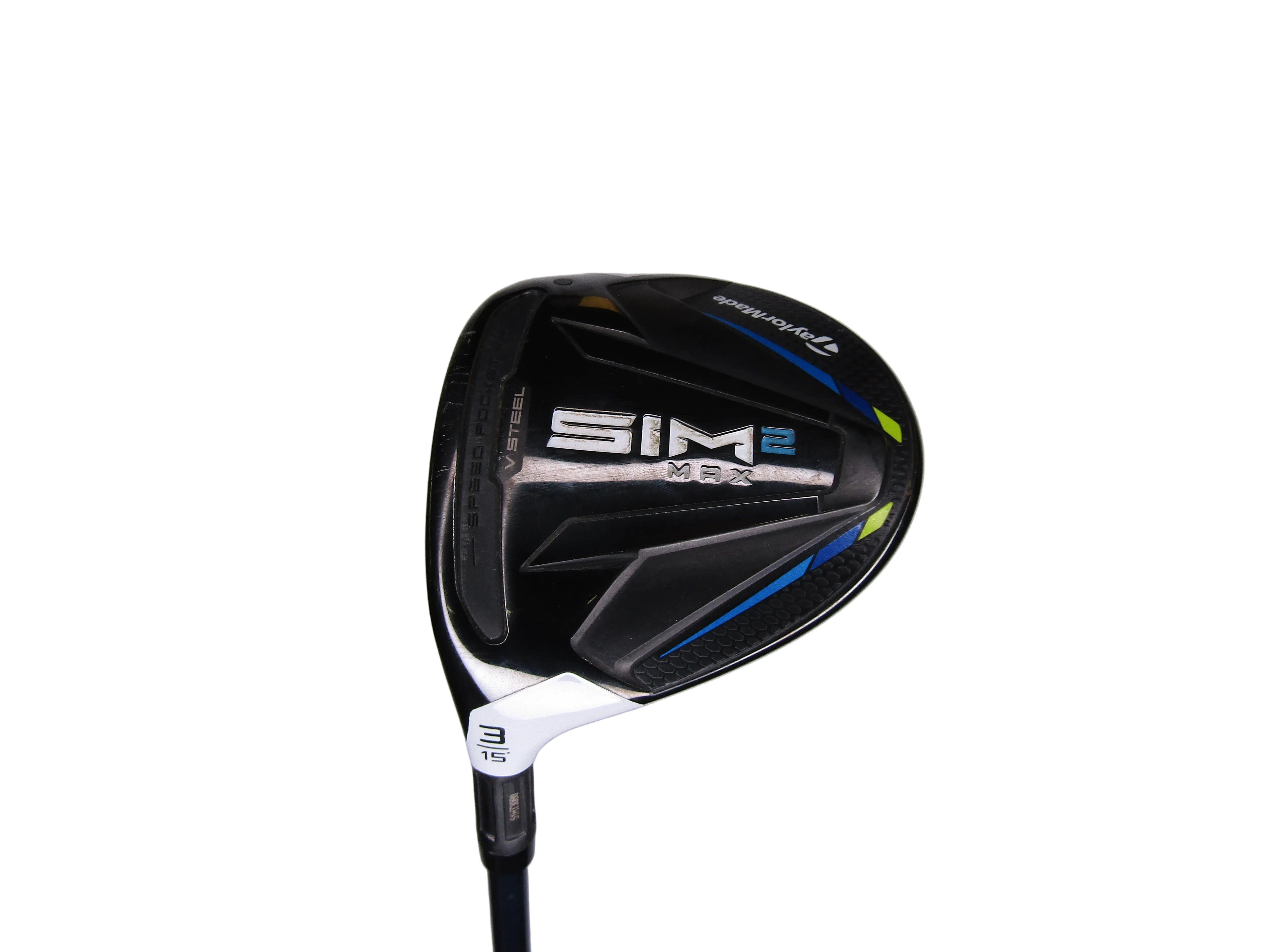 TaylorMade SIM2 Max #3 Wood Regular Flex Graphite Shaft Men's Left Pre-Owned Fairway Woods TaylorMade