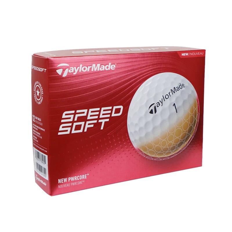 TaylorMade TM24 SpeedSoft Golf Balls TaylorMade TM 24 Box/12 White 