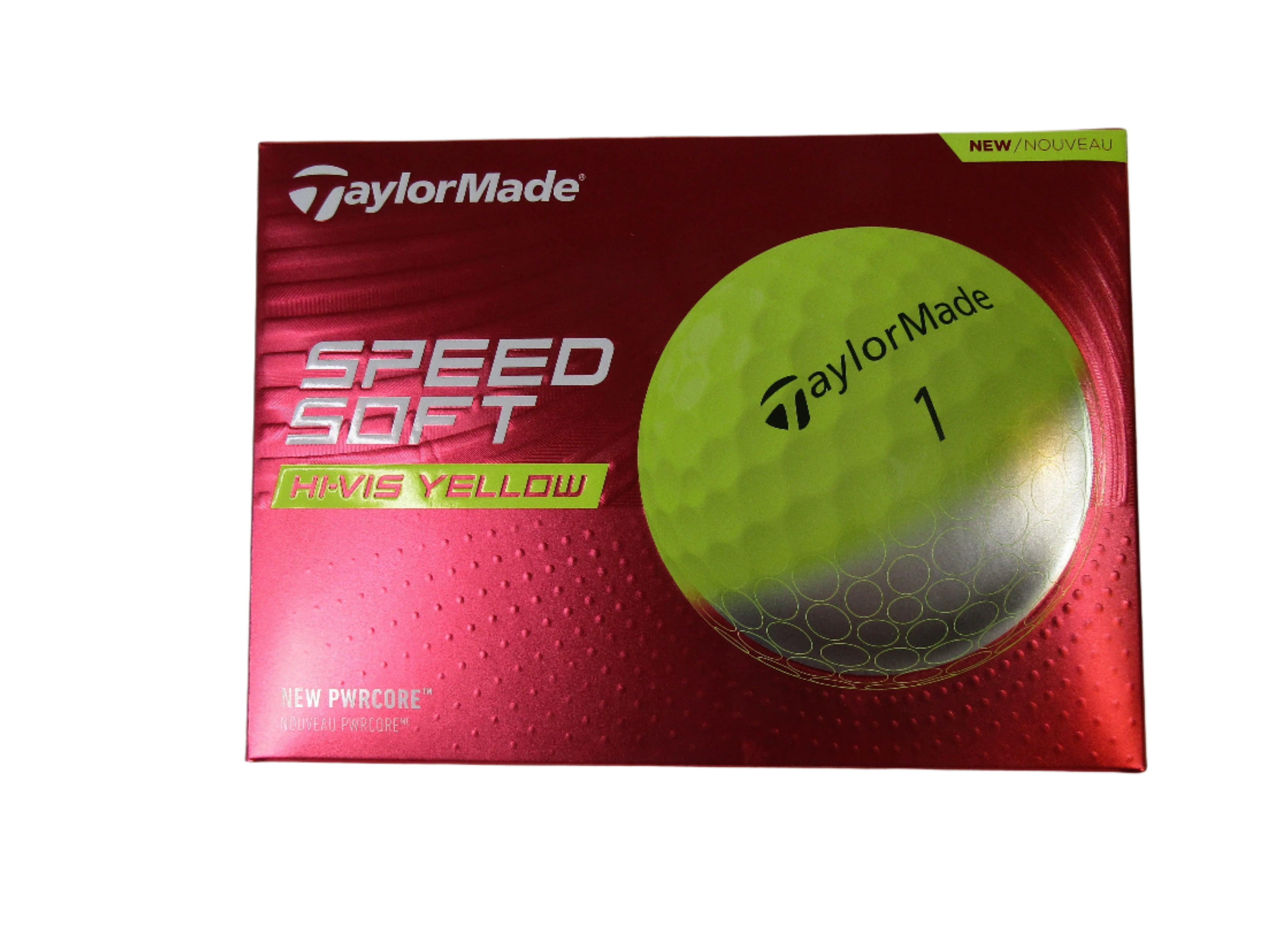 TaylorMade TM24 SpeedSoft Golf Balls TaylorMade TM 24 Box/12 Yellow