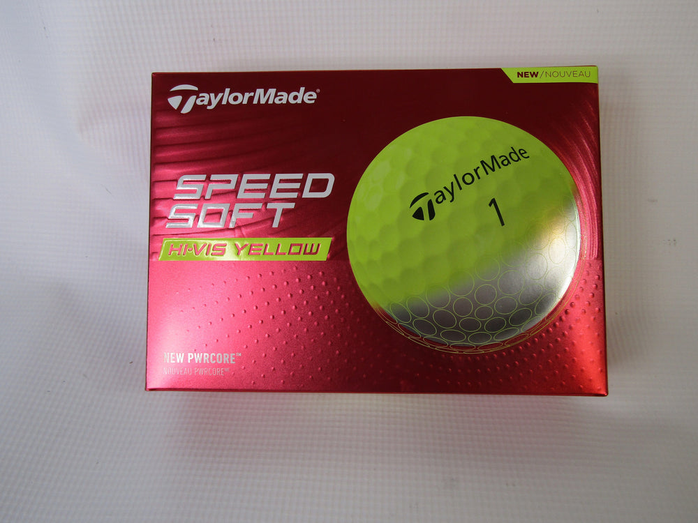 TaylorMade TM24 SpeedSoft Golf Balls TaylorMade TM 24 Box/12 Yellow 