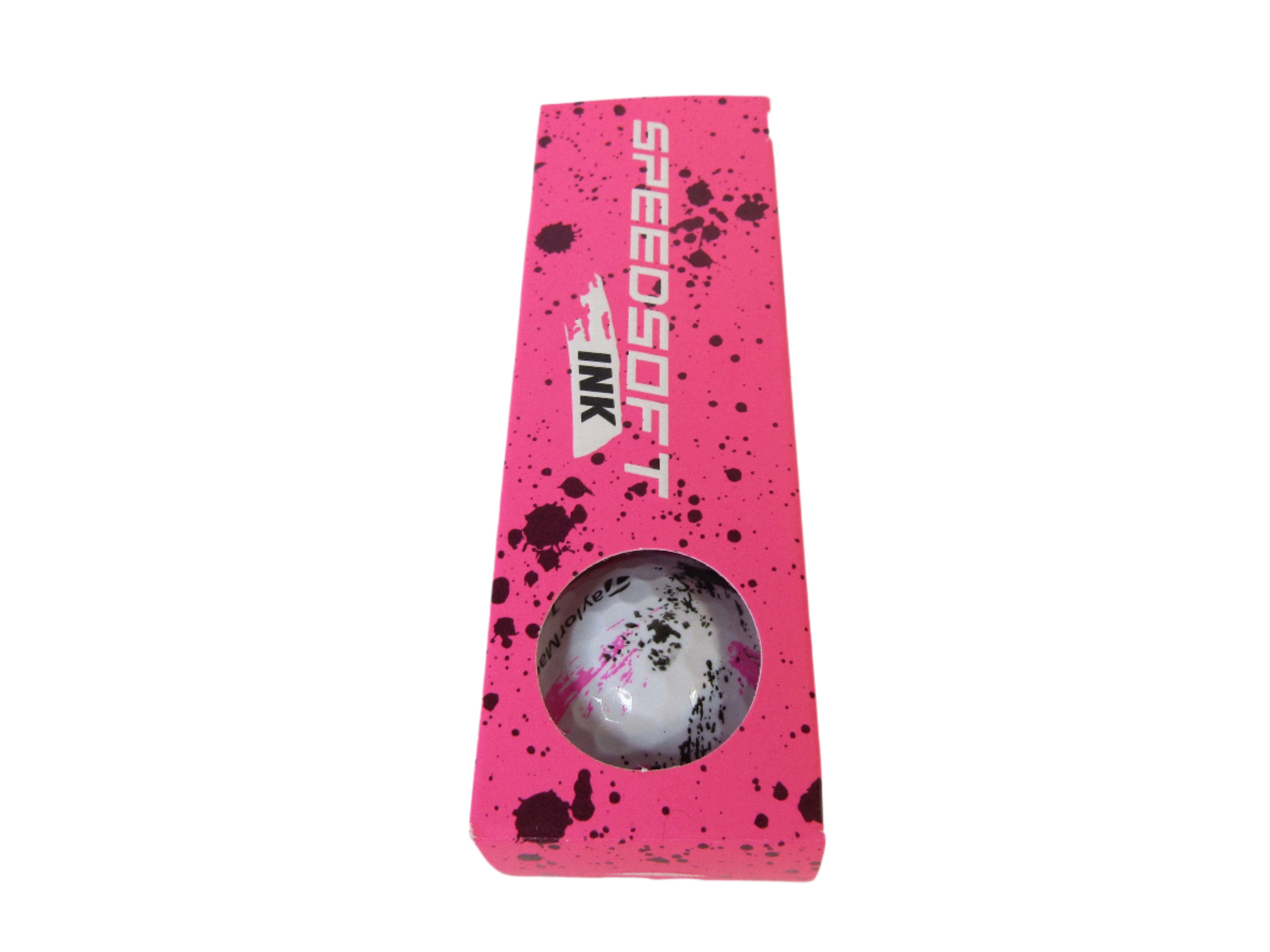 TaylorMade TM24 SpeedSoft Ink Golf Balls TaylorMade Sleeve/3 Pink