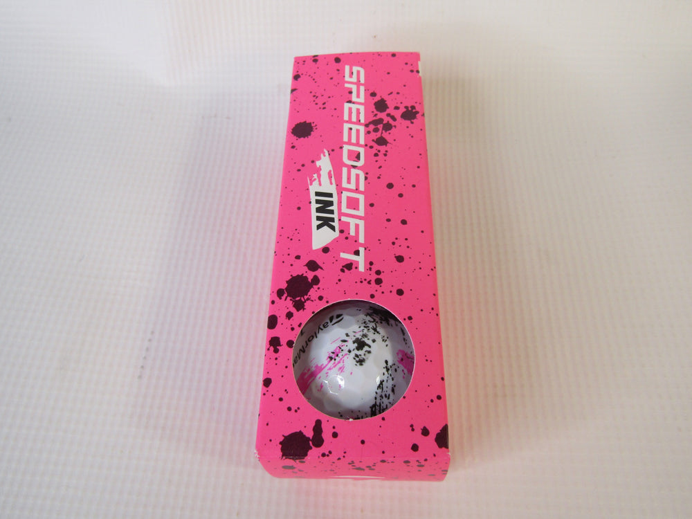 TaylorMade TM24 SpeedSoft Ink Golf Balls TaylorMade Sleeve/3 Pink 