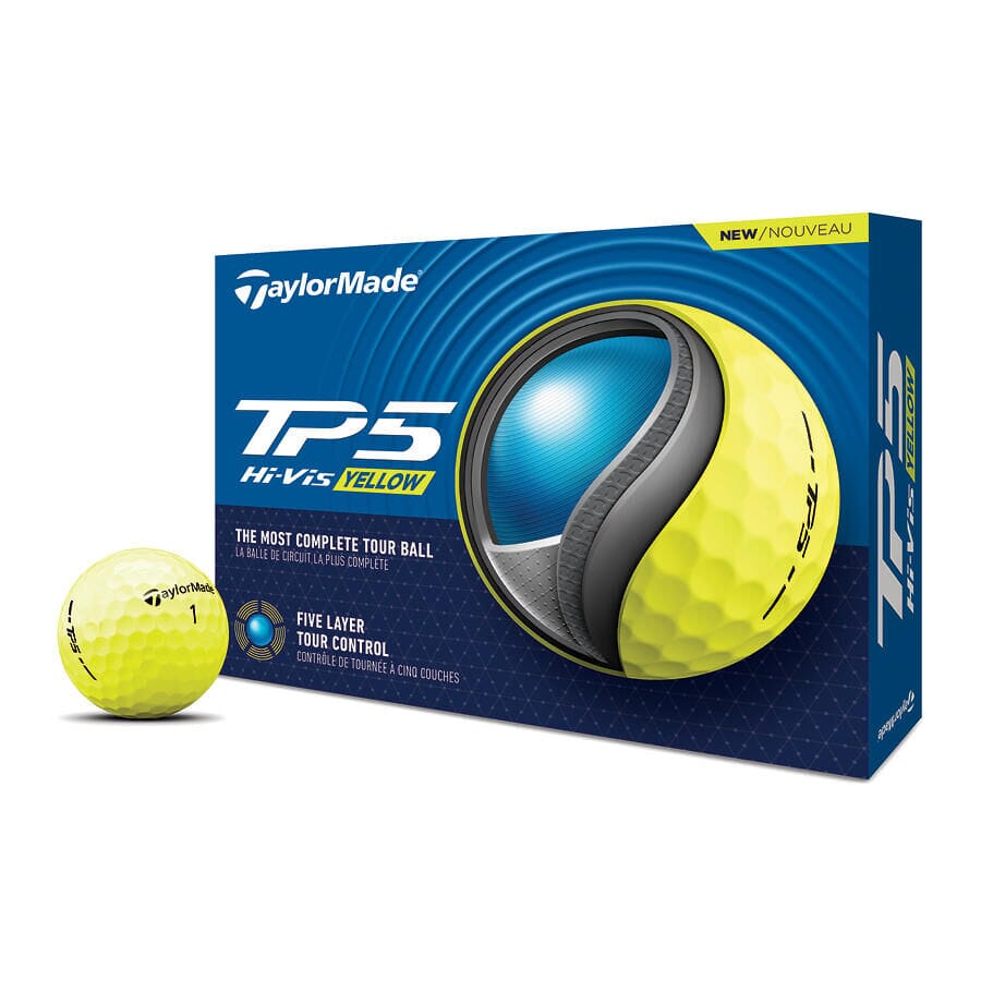 TaylorMade TM24 TP5 Golf Balls TaylorMade Yellow Box/12 