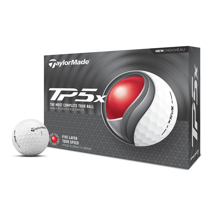 TaylorMade TM24 TP5x Golf Balls TaylorMade TM 24 Box/12 White