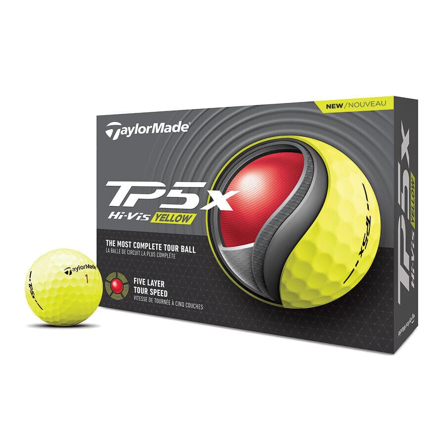 TaylorMade TM24 TP5x Golf Balls TaylorMade TM 24 Box/12 Yellow