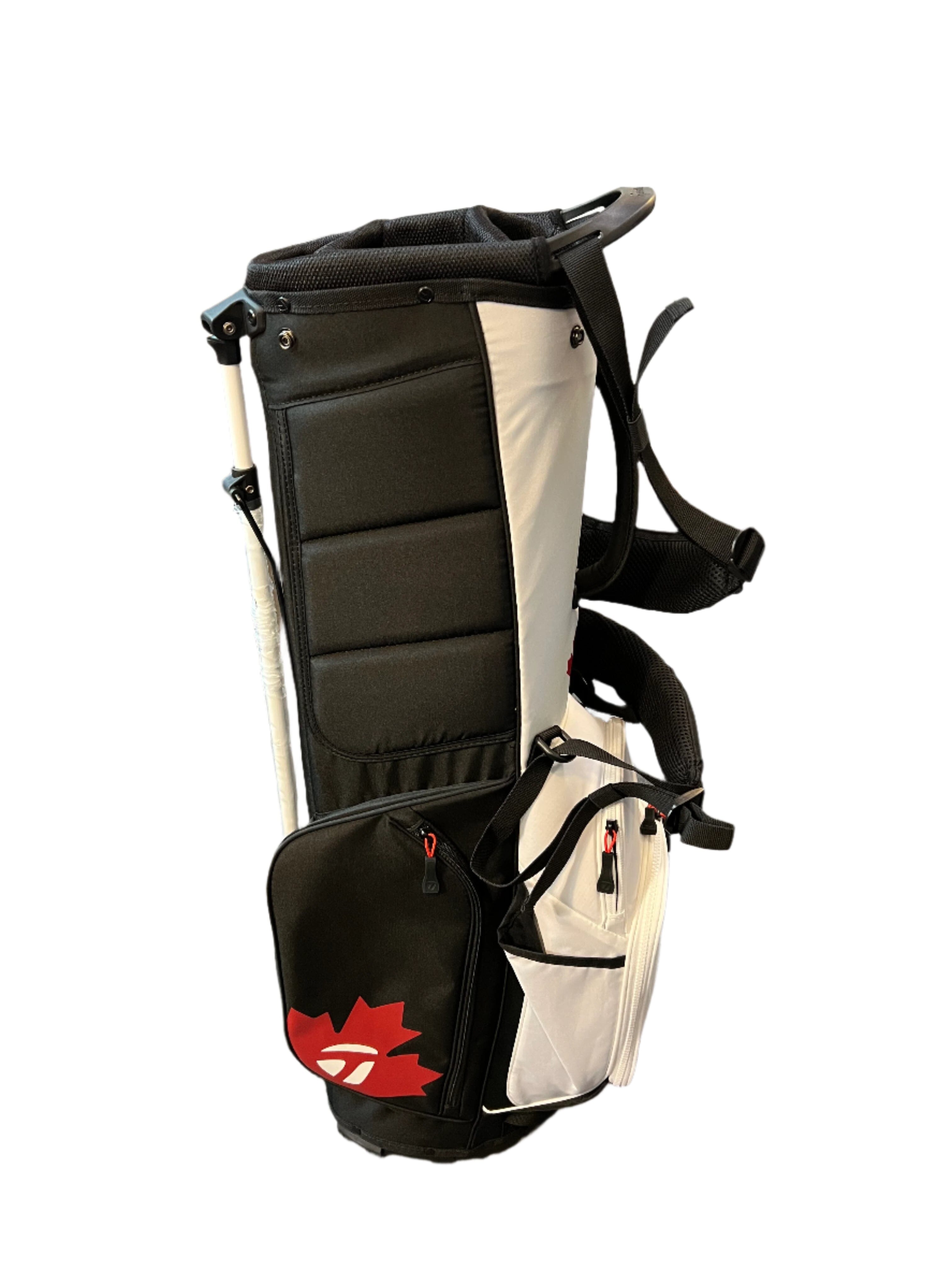 TaylorMade TM25 FlexTech Canada Stand Bag White/Black/Red Stand Bag TaylorMade