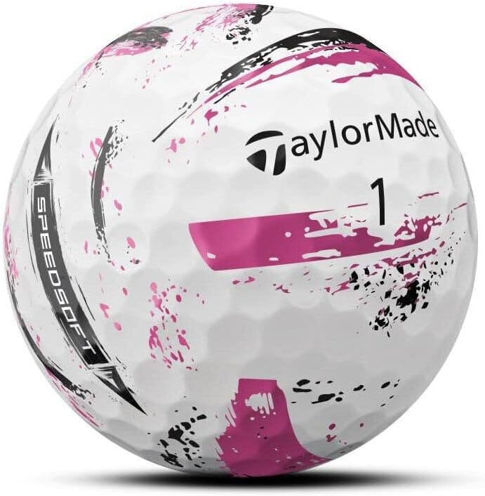 TaylorMade TM25 SpeedSoft Ink Multi Golf Balls Golf Balls TaylorMade