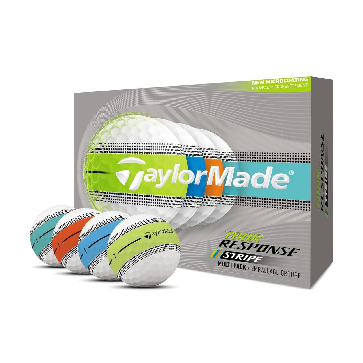 TaylorMade Tour Response Stripe '26 Golf Balls Multi Pack Golf Balls TaylorMade Box/12