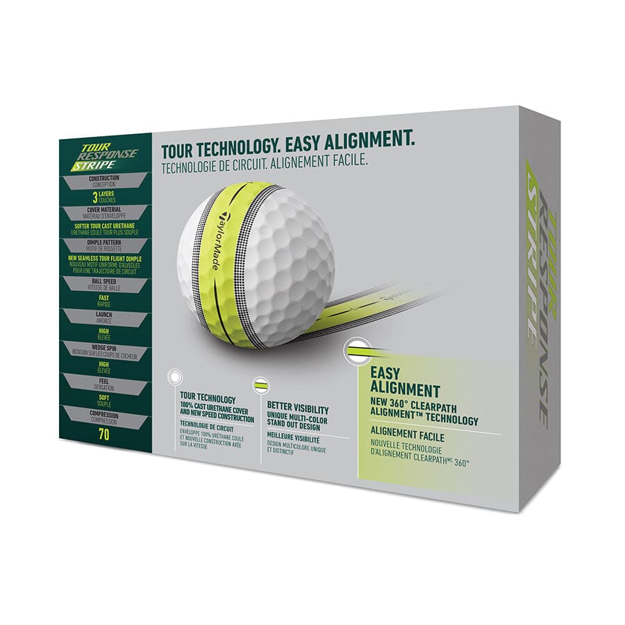 TaylorMade Tour Response Stripe Multi Pack Golf Balls Golf Stuff - Low Prices - Fast Shipping - Custom Clubs 