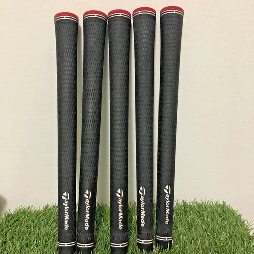 TaylorMade Velvet Golf Grip (Pre-Owned) Pre-Owned Grips TaylorMade TaylorMade Velvet Red cap Black/Grey/Red Standard Average