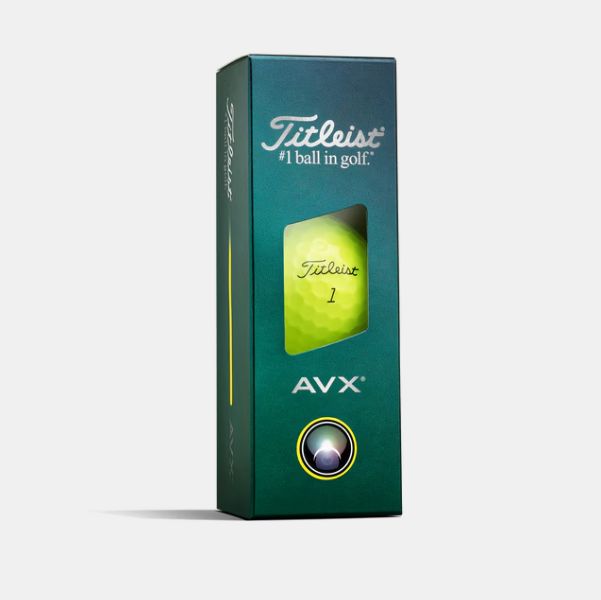 Titleist AVX 2026 Golf Balls Golf Balls Titleist Slv/3 Yellow