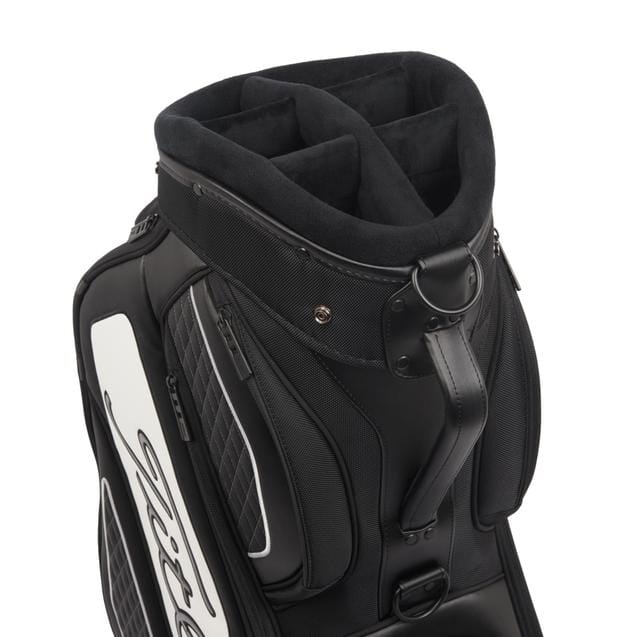 Titleist Midsize Staff Bag TB20SF4X-01 Black/White Cart Bag Titleist