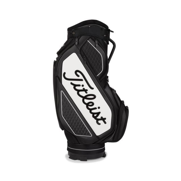 Titleist Midsize Staff Bag TB20SF4X-01 Black/White Cart Bag Titleist