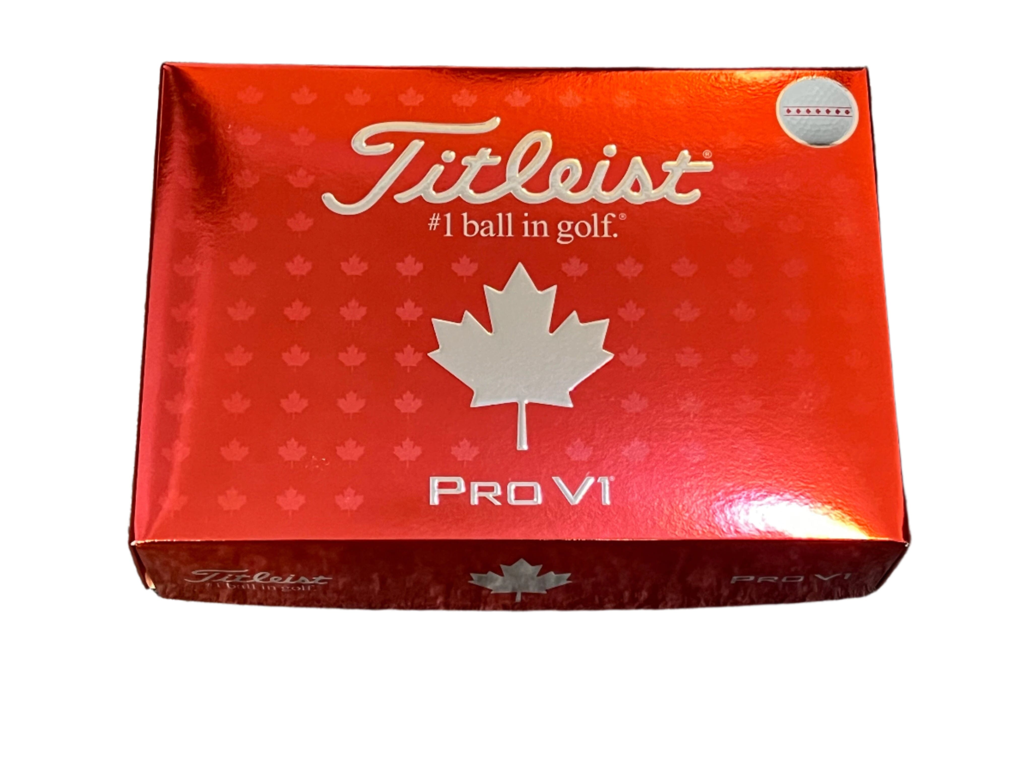 Titleist Pro V1 2025 Canada Golf Balls Golf Balls Titleist Box/12 White