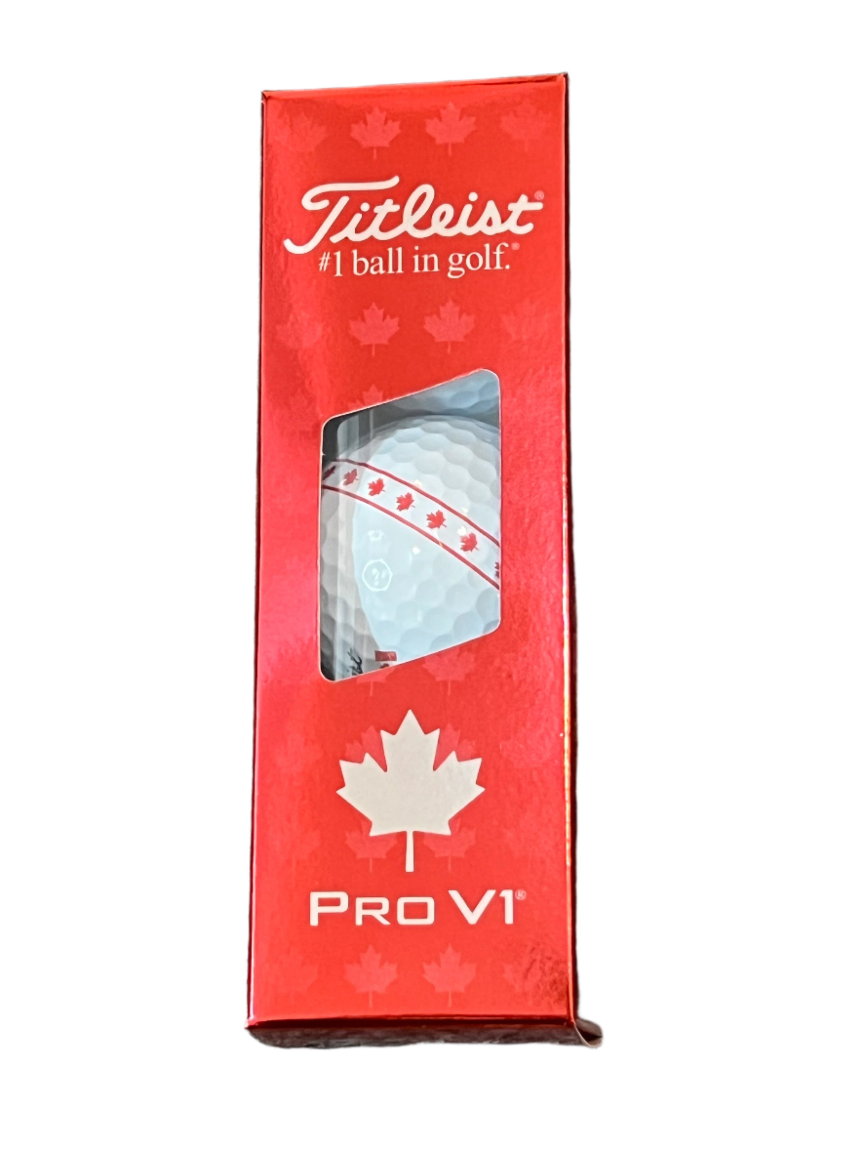 Titleist Pro V1 2025 Canada Golf Balls Golf Balls Titleist Sleeve/3 White