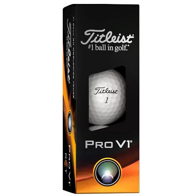 Titleist Pro V1 RCT Golf Balls 2023 Golf Stuff - Save on New and Pre-Owned Golf Equipment Sleeve/3 White