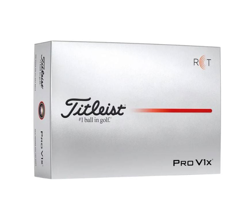 Titleist Pro V1x RCT Golf Balls Golf Balls Titleist Box/12 White