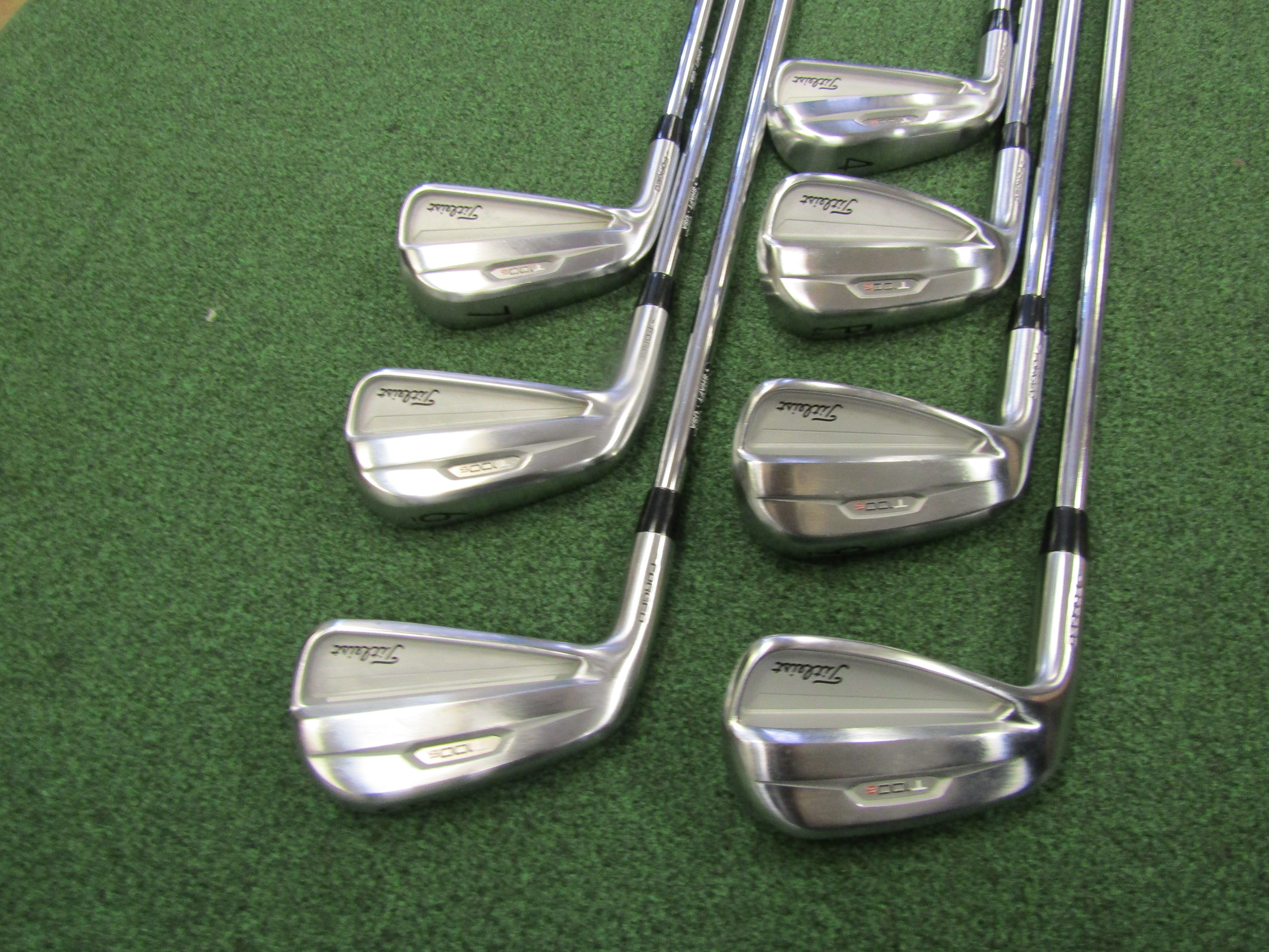 Titleist T100S #4-PW 7pc. Iron Set Stiff Flex Steel Men's Left Pre-Owned Iron Sets Titleist