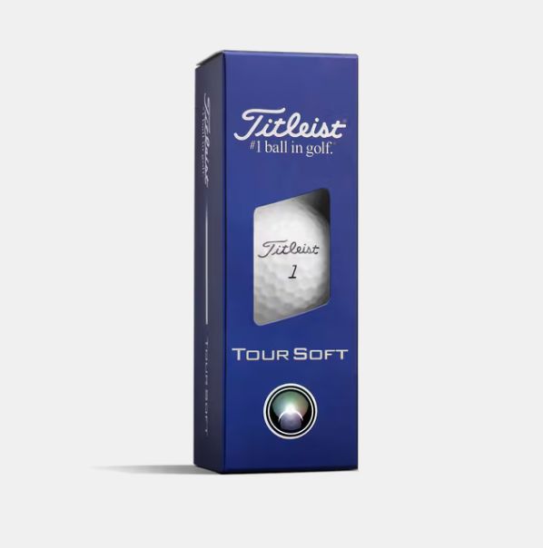 Titleist Tour Soft 2026 Golf Balls Golf Balls Titleist Sleeve/3 White