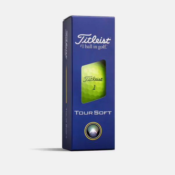 Titleist Tour Soft 2026 Golf Balls Golf Balls Titleist Sleeve/3 Yellow