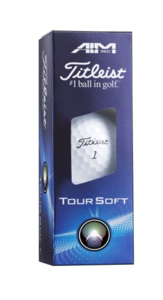Titleist Tour Soft Aim 360 Golf Balls '24 Golf Balls Titleist Sleeve/3 White