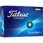 Titleist Tour Soft Golf Balls '24 Golf Stuff - Low Prices - Fast Shipping - Custom Clubs Box 12 Yellow