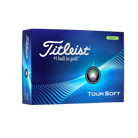 Titleist Tour Soft Golf Balls '24 Golf Stuff - Low Prices - Fast Shipping - Custom Clubs Box/12 Green