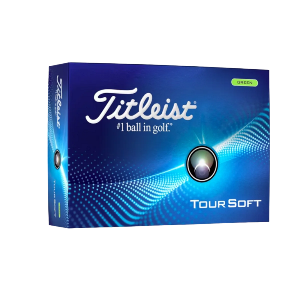 Titleist Tour Soft Golf Balls '24 Golf Stuff - Low Prices - Fast Shipping - Custom Clubs Box/12 Green 