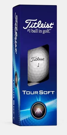 Titleist Tour Soft Golf Balls '24 Golf Stuff - Low Prices - Fast Shipping - Custom Clubs Slv/3 White 