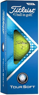Titleist Tour Soft Golf Balls '24 Golf Stuff - Low Prices - Fast Shipping - Custom Clubs Slv/3 Yellow