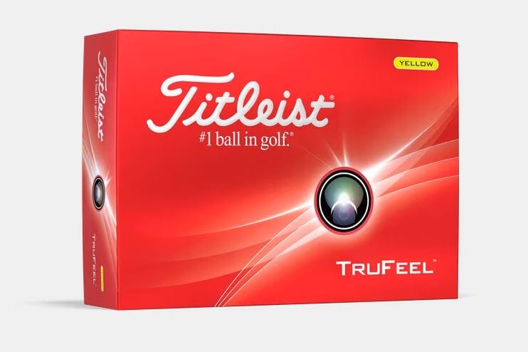 Titleist Trufeel 2024 Golf Balls Golf Stuff - Save on New and Pre-Owned Golf Equipment Box/12 Yellow 