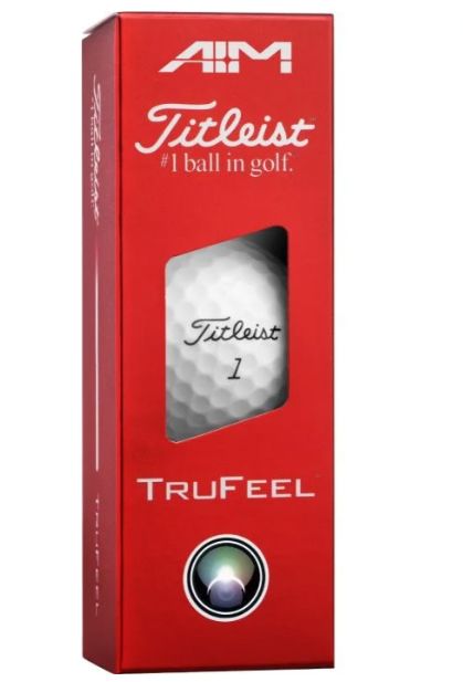 Titleist Trufeel AIM360 2026 Golf Balls Golf Balls Titleist Sleeve/3 White