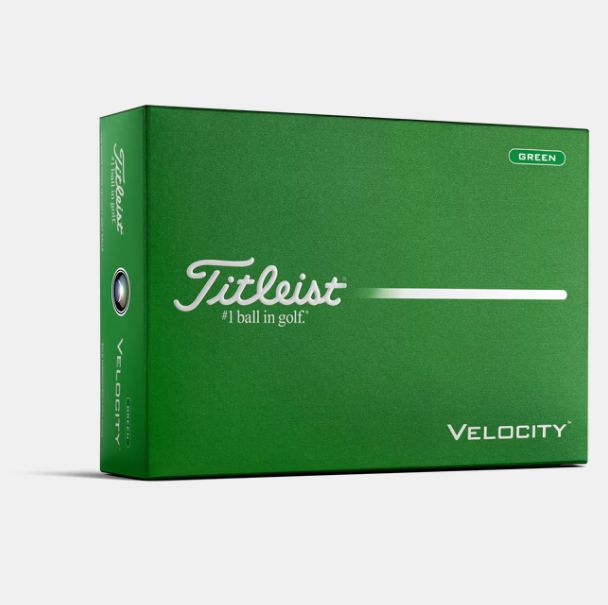 Titleist Velocity 2026 Golf Balls Golf Balls Titleist Box/12 Green