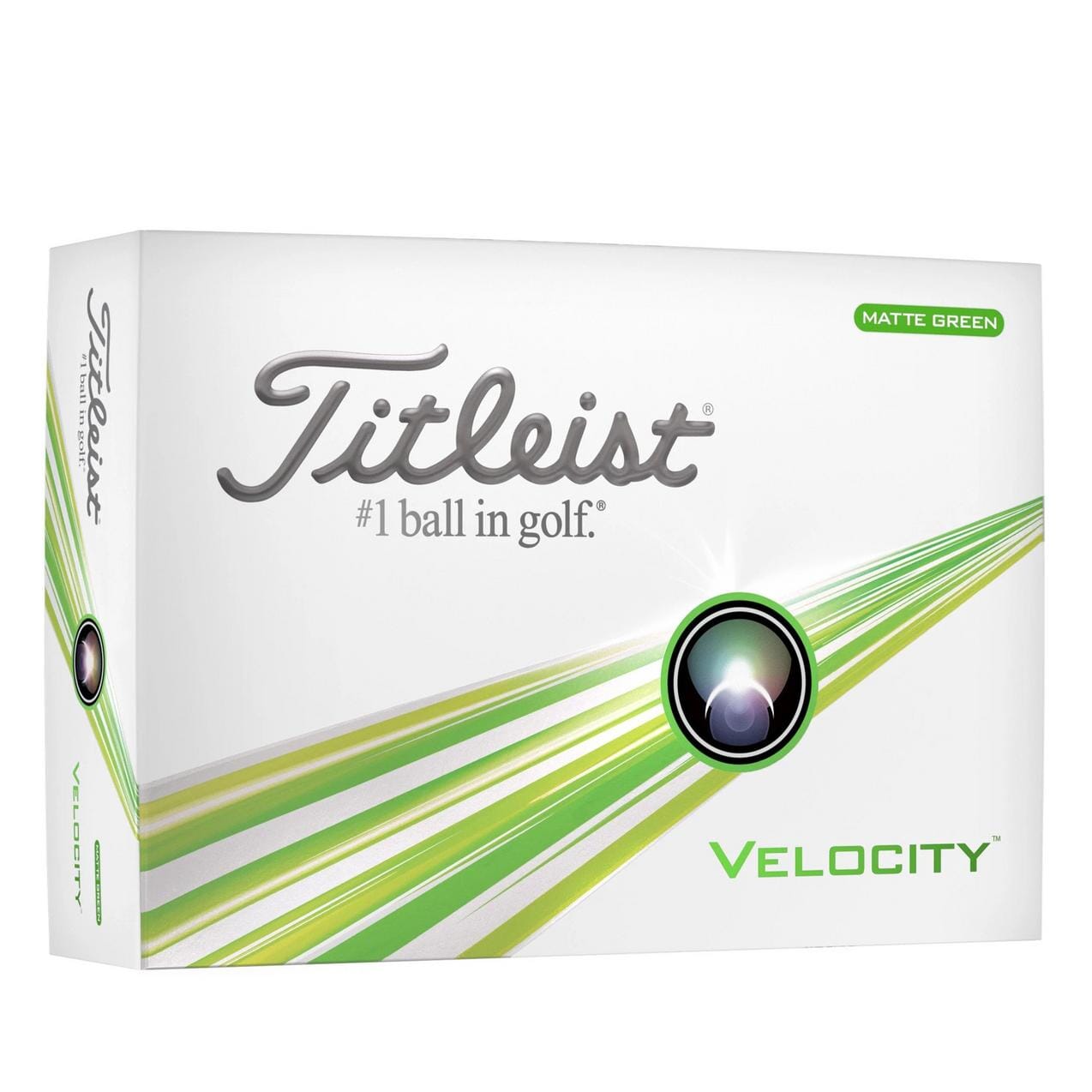 Titleist Velocity Golf Balls '24 Golf Stuff - Save on New and Pre-Owned Golf Equipment Matte Green Box/12